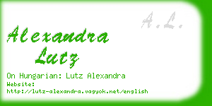 alexandra lutz business card
